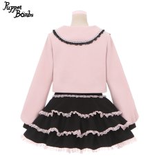 画像3: 【Puppet Bombs】Q49 ぷっくりお袖のショートコート【30％OFF】  (3)