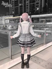 画像10: 【PuppetBombs】QS208 パールチェーン付きリボンカチューシャ (10)