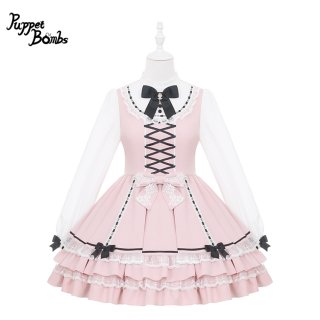 PuppetBombs】Q495 ハートポケット×ファーポンチョ風コート - To Alice
