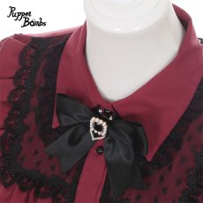 画像4: 【PuppetBombs】Q496 スクエアヨークフリルブラウス (4)