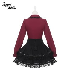 画像3: 【PuppetBombs】Q496 スクエアヨークフリルブラウス (3)