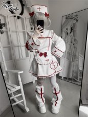 画像10: 【Puppet Bombs】QS215 クロス刺繡ナースキャップ (10)