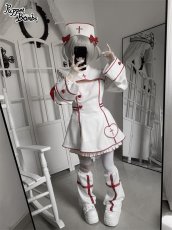 画像12: 【Puppet Bombs】QS215 クロス刺繡ナースキャップ (12)