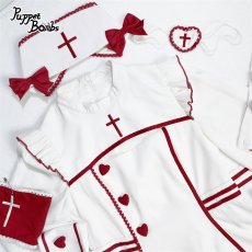 画像4: 【Puppet Bombs】QS215 クロス刺繡ナースキャップ (4)