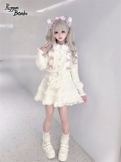 画像6: 【送料無料】Q500 ビジューボタンお嬢様カーディガン《予約受付》 (6)