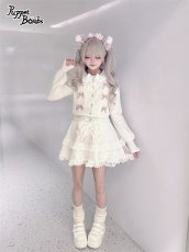 画像7: 【送料無料】Q500 ビジューボタンお嬢様カーディガン《予約受付》 (7)