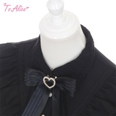 画像3: 【PuppetBombs】 Q502 シフォン長袖ロングワンピース (3)