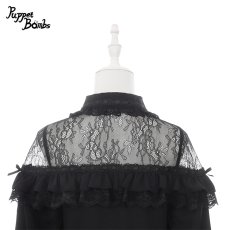 画像3: 【PuppetBombs】Q504 デコルテレースブラウス (3)