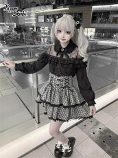 画像3: 【送料無料】Q504 デコルテレースブラウス《予約受付》 (3)