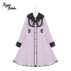 画像1: 【Puppet Bombs】Q508 ヨーク切り替えファー付きコート【本店・通販限定】 (1)