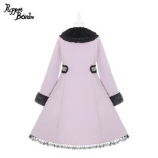 画像2: 【PuppetBombs】Q508 ヨーク切り替えファー付きコート【本店・通販限定】【50％OFF】 (2)