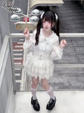 画像4: 【送料無料】Q517 ハートビジュー付レースティアードスカパン《予約受付》 (4)