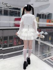 画像8: 【送料無料】Q517 ハートビジュー付レースティアードスカパン《予約受付》 (8)