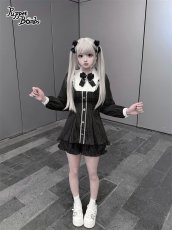 画像9: 【送料無料】Q518ケープデザイン風ピンストライプセットアップ《予約受付》 (9)