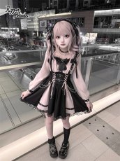 画像5: 【送料無料】Q520 ベルトデザインレイヤードワンピース《予約受付》 (5)