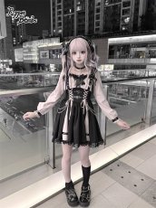 画像8: 【送料無料】Q520 ベルトデザインレイヤードワンピース《予約受付》 (8)