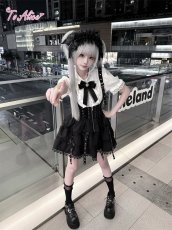 画像6: 【送料無料】QS228 クロスチャーム付レースフリルヘッドドレス《予約受付》【計5000円以上】 (6)