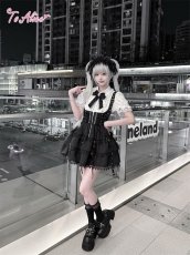 画像7: 【送料無料】QS228 クロスチャーム付レースフリルヘッドドレス《予約受付》【計5000円以上】 (7)