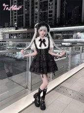 画像8: 【送料無料】QS228 クロスチャーム付レースフリルヘッドドレス《予約受付》【計5000円以上】 (8)