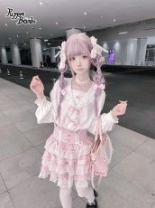 画像11: 【送料無料】QS230 ビジュー×レース重ねリボンヘアクリップセット《予約受付》【計5000円以上】 (11)