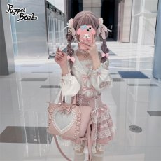 画像12: 【送料無料】QS230 ビジュー×レース重ねリボンヘアクリップセット《予約受付》【計5000円以上】 (12)
