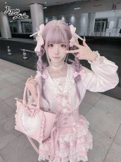 画像7: 【送料無料】QS230 ビジュー×レース重ねリボンヘアクリップセット《予約受付》【計5000円以上】 (7)