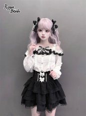 画像1: 【送料無料】Q533 ハートバックルオフショルトップス《予約受付》 (1)