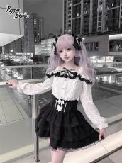 画像2: 【送料無料】Q533 ハートバックルオフショルトップス《予約受付》 (2)