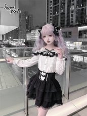 画像3: 【送料無料】Q533 ハートバックルオフショルトップス《予約受付》 (3)