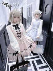 画像3: 【送料無料】Q495 ハートポケット×ファーポンチョ風コート《予約受付》 (3)