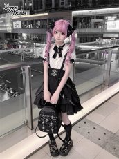 画像12: 【送料無料】Q537 V字切り替えフリルブラウス《予約受付》 (12)