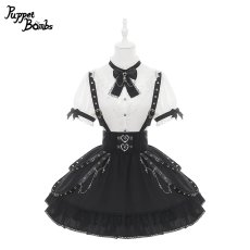 画像3: 【送料無料】Q537 V字切り替えフリルブラウス《予約受付》 (3)