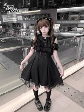 画像5: 【送料無料】Q554 オフショルフリルロングワンピース《予約受付》 (5)