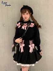 画像7: 【Last one】【Puppet Bombs】Q57 ボックスプリーツツイードスカート【30％OFF】 (7)