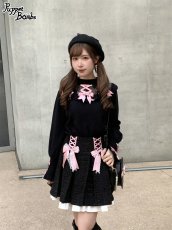 画像21: 【Last one】【Puppet Bombs】Q57 ボックスプリーツツイードスカート【30％OFF】 (21)