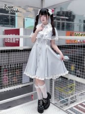 画像7: 【送料無料】QS248レース重ねビジューリボンクリップ《予約受付》【計5000円以上】 (7)