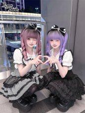 画像3: 【送料無料】Q575 ドットチュールティアードスカパン《予約受付》 (3)