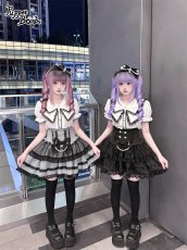 画像5: 【送料無料】Q575 ドットチュールティアードスカパン《予約受付》 (5)