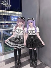 画像7: 【送料無料】Q575 ドットチュールティアードスカパン《予約受付》 (7)