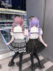 画像9: 【送料無料】Q575 ドットチュールティアードスカパン《予約受付》 (9)