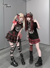 画像13: 【送料無料】Q598ロック☆ストロベリーバイカラーTシャツ《予約受付》【計5000円以上】 (13)