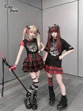 画像14: 【送料無料】Q598ロック☆ストロベリーバイカラーTシャツ《予約受付》【計5000円以上】 (14)
