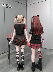 画像16: 【送料無料】Q598ロック☆ストロベリーバイカラーTシャツ《予約受付》【計5000円以上】 (16)