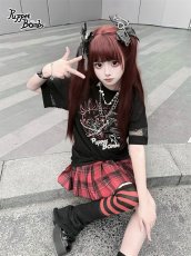 画像4: 【送料無料】Q598ロック☆ストロベリーバイカラーTシャツ《予約受付》【計5000円以上】 (4)