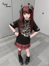 画像6: 【送料無料】Q598ロック☆ストロベリーバイカラーTシャツ《予約受付》【計5000円以上】 (6)