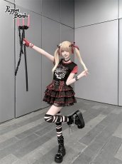 画像10: 【送料無料】Q598ロック☆ストロベリーバイカラーTシャツ《予約受付》【計5000円以上】 (10)