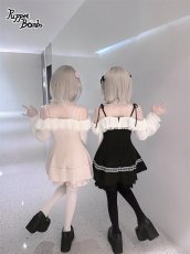 画像13: 【送料無料】Q579 ホルターネックオフショルフリルセットアップ《予約受付》 (13)