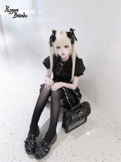 画像11: 【送料無料】Q584 レイヤード風レースアップティアードワンピース《予約受付》 (11)