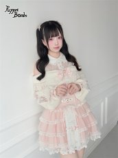 画像6: 【送料無料】Q593 レースフリルオフショルニットトップス《予約受付》 (6)