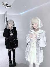 画像3: 【送料無料】Q602 レースセーラーフリルパーカー《予約受付》 (3)